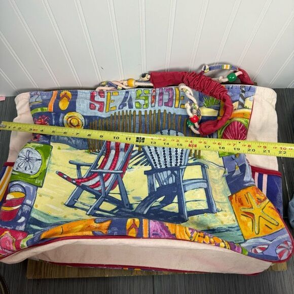 Paul Brent BAG Fantasea Large Tropical Bright Fantasy Tote Shoulder Fun Gift GV - Picture 6 of 10